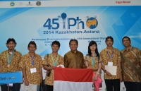 Indonesia Win Gold and two Bronze at the International Physics Olympiad 45th in Astana